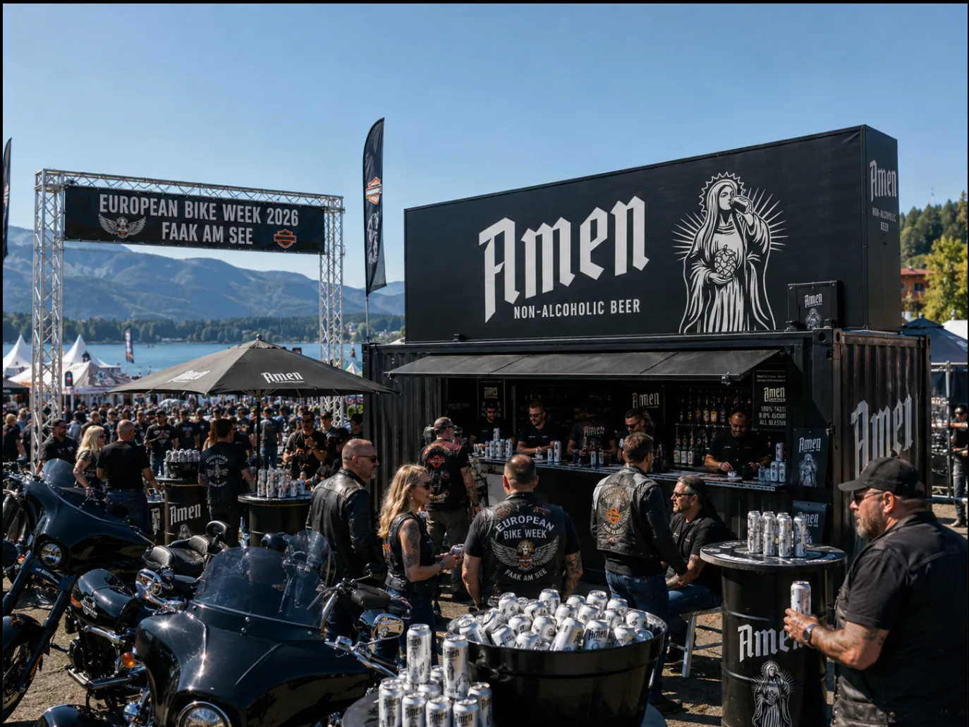 Amen bar at European Bike Week 2026, Faak am See